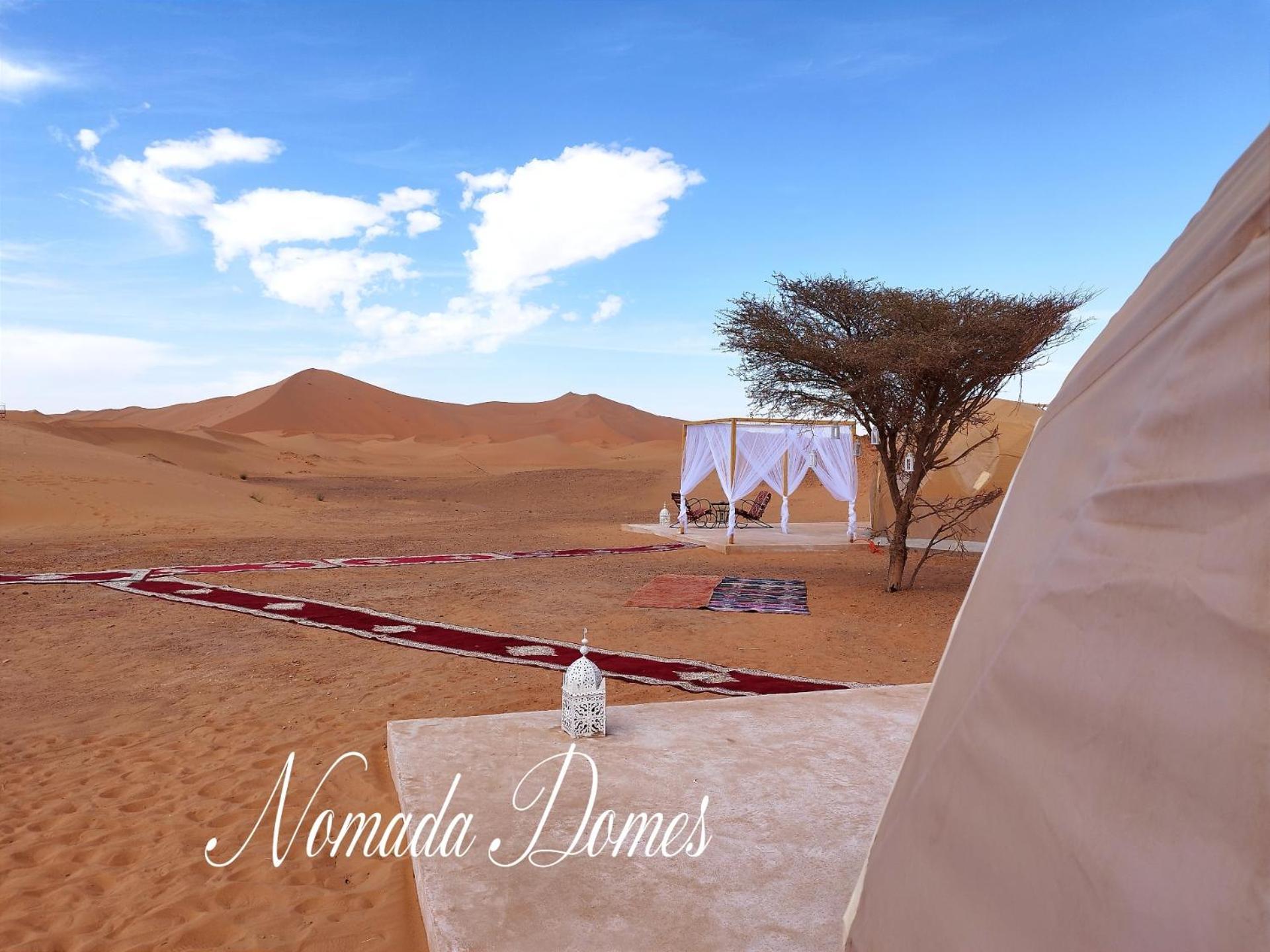 Nomada Domes Camp With Airco Hotel เมอร์ซูกา ภายนอก รูปภาพ