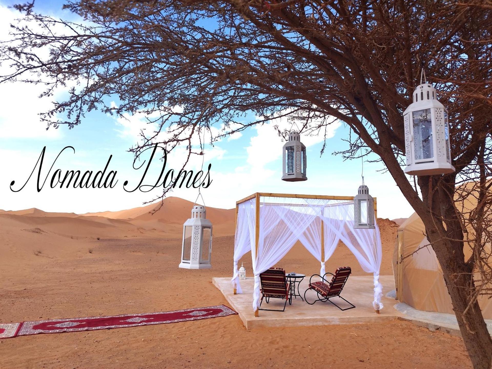 Nomada Domes Camp With Airco Hotel เมอร์ซูกา ภายนอก รูปภาพ
