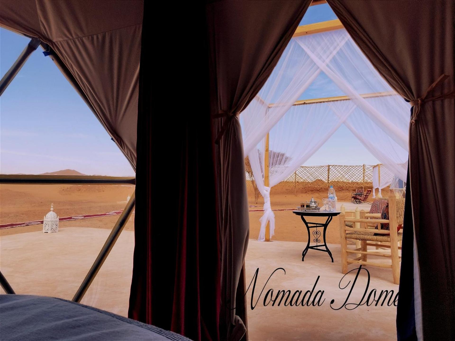 Nomada Domes Camp With Airco Hotel เมอร์ซูกา ภายนอก รูปภาพ